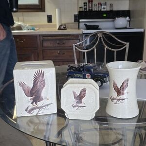 Eagle Design Kitchen Set - Cream